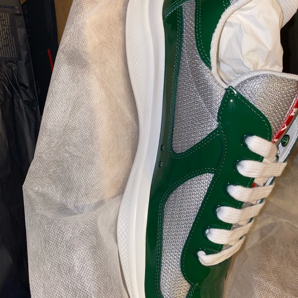 Men Prada Cup Sneakers. Brand new never worn, size 8 but fits like a size 10 - Picture 3 of 14